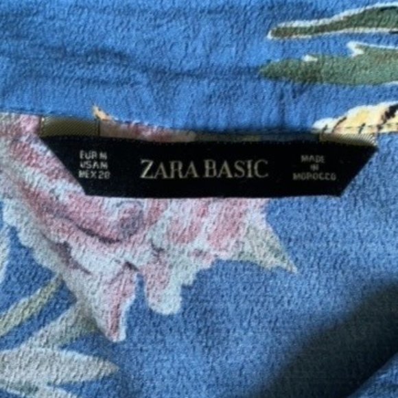 Zara Womens Blouse Floral Print - Picture 2 of 5